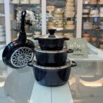 سرویس قابلمه 7 پارچه عروس مدل خطی - تصویر 10