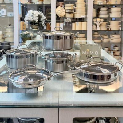 سرویس قابلمه ۱۰ پارچه کف لیزری