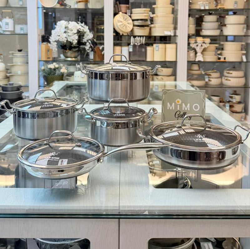 سرویس قابلمه ۱۰ پارچه کف لیزری