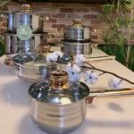 سرویس قابلمه استیل کرکماز 16 پارچه - تصویر 13