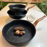 ماهیتابه تکدسته چدن گرانیتی هاناتک در سه سایز مختلف - تصویر 6