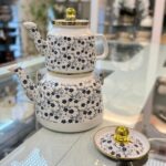 کتری قوری لعابی طرح دار لورنز در طرح های مختلف - تصویر 18