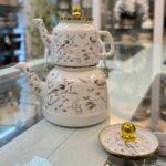 کتری قوری لعابی طرح دار لورنز در طرح های مختلف - تصویر 7