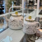 کتری قوری لعابی طرح دار لورنز در طرح های مختلف - تصویر 8