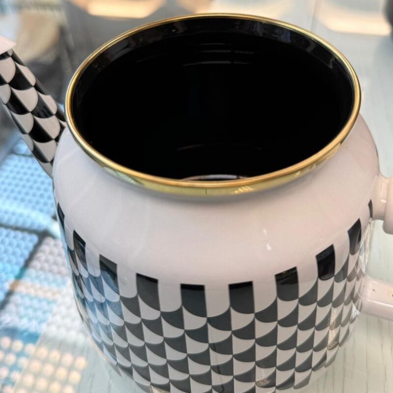 کتری قوری لعابی طرح دار لورنز در طرح های مختلف - تصویر 3