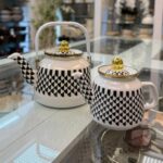 کتری قوری لعابی طرح دار لورنز در طرح های مختلف - تصویر 10