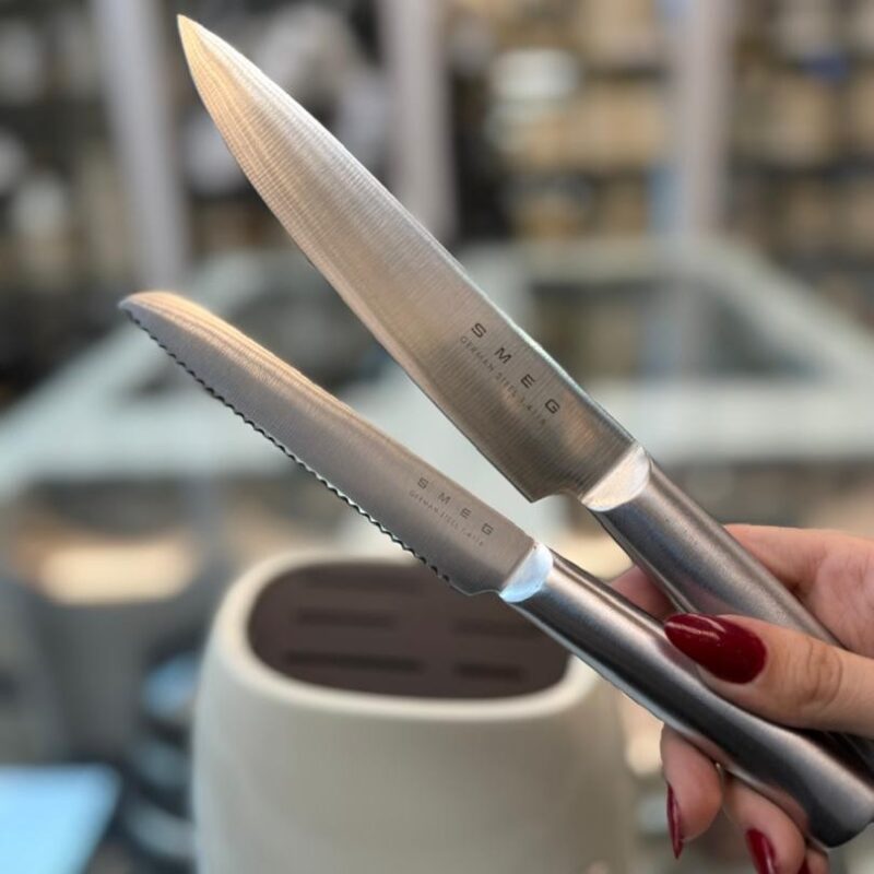 سرویس چاقو اسمگ7 پارچه استیل ضد زنگ - تصویر 2