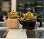 کتری قوری نزاز با قوری طلایی مدل 2407