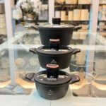 سرویس قابلمه ۶ پارچه لایف اسمایل مدل LIFEP13-6-2-BLACK