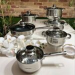 سرویس قابلمه استیل کرکماز 16 پارچه - تصویر 6