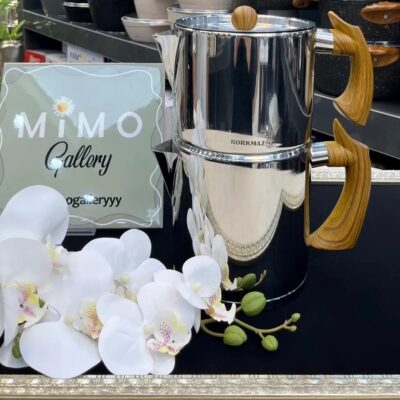 کتری قوری کرکماز دسته باکالیت طرح چوب مدل 198 الف