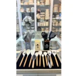 ست کفگیر و ملاقه 12 پارچه یونیک با استند مربعی - تصویر 2