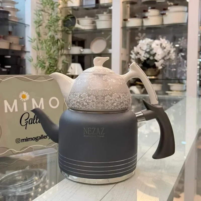 کتری قوری نزاز لوله دار مدل 2406 - تصویر 15