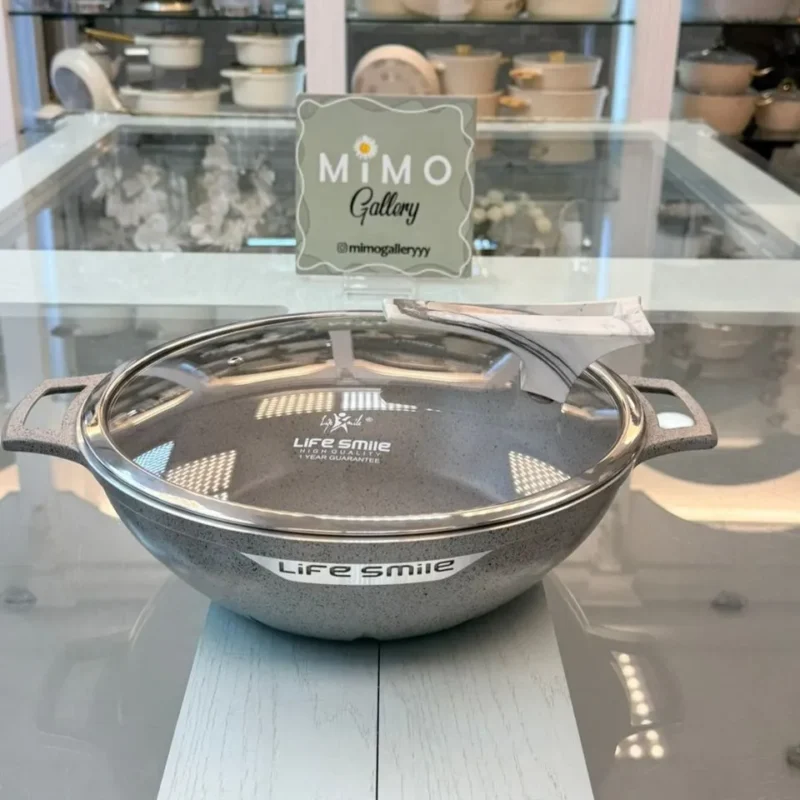 تابه وک دربدار از برند لایف اسمایل مدل FLCM2HWOK-32-BLACK - تصویر 5