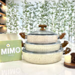 ماهیتابه چدن گرانیتی دودسته در دار اویزپلاس - تصویر 2