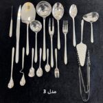 سرویس قاشق چنگال استیل 30 نفره ۱۴۳ پارچه - تصویر 3