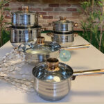 سرویس قابلمه استیل کرکماز 16 پارچه - تصویر 10