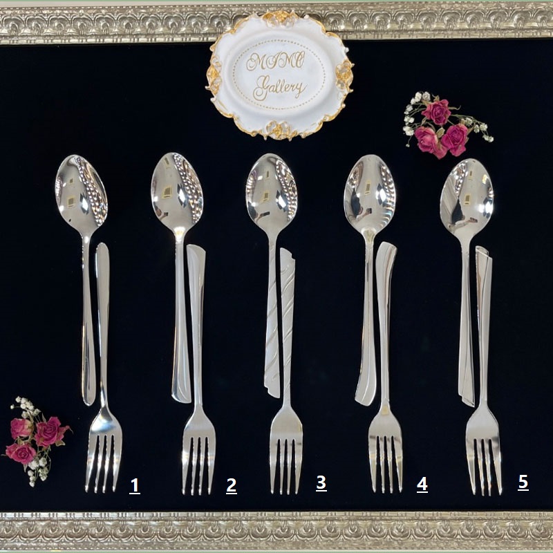 mimo30.jpg قاشق چنگال یونیک 12 پارچه 6 نفره - تصویر 1