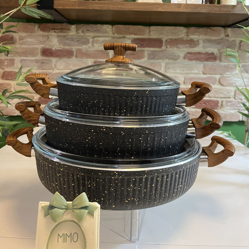 mimo7.jpg ماهیتابه چدن گرانیتی دودسته در دار اویزپلاس - تصویر 1