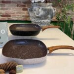 تابه گریل نچسب چدن گرانیت برند EVIZ - تصویر 4