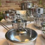 قابلمه استیل تکی KST در سایزهای مختلف - مدل راه راه مات - تصویر 2