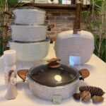 ست ماهیتابه چدن گرانیتی 11 پارچه اویز تحت لیسانس ترک - تصویر 7