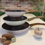 ست ماهیتابه چدن گرانیتی 11 پارچه اویز تحت لیسانس ترک - تصویر 6