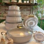 سرویس قابلمه چدن گرانيتی ۱۱ پارچه - مدل لورنز