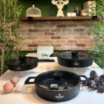 ماهیتابه چدن گرانیتی برند راکلند قالب آلمانی - تصویر 2