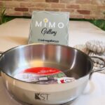 قابلمه استیل تکی KST در سایزهای مختلف - مدل راه راه مات - تصویر 5