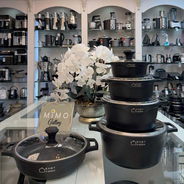 سرویس قابلمه 12 پارچه برند ایزی کوک easy cook الف