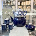 کتری قوری میس بتی با قوری چینی و کتری لعابی به همراه 2 فنجان - تصویر 11