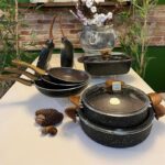 ست ماهیتابه چدن گرانیتی 11 پارچه اویز تحت لیسانس ترک - تصویر 3