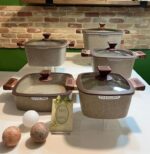 سرویس قابلمه 10 پارچه مربعی زیو مدل 7170 - تصویر 9