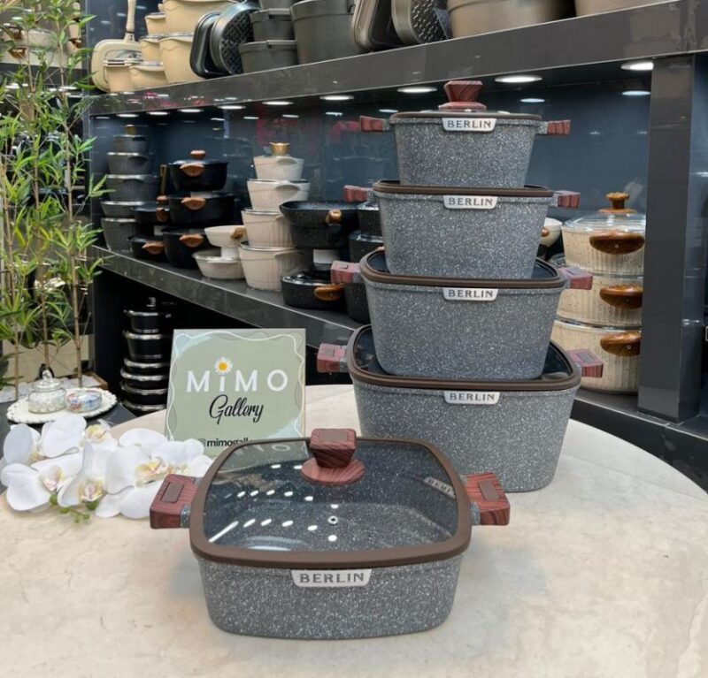 سرویس قابلمه 10 پارچه مربعی برلین - تصویر 5