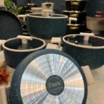 سرویس قابلمه 9 پارچه چدن گرانیتی پرارین - تصویر 3