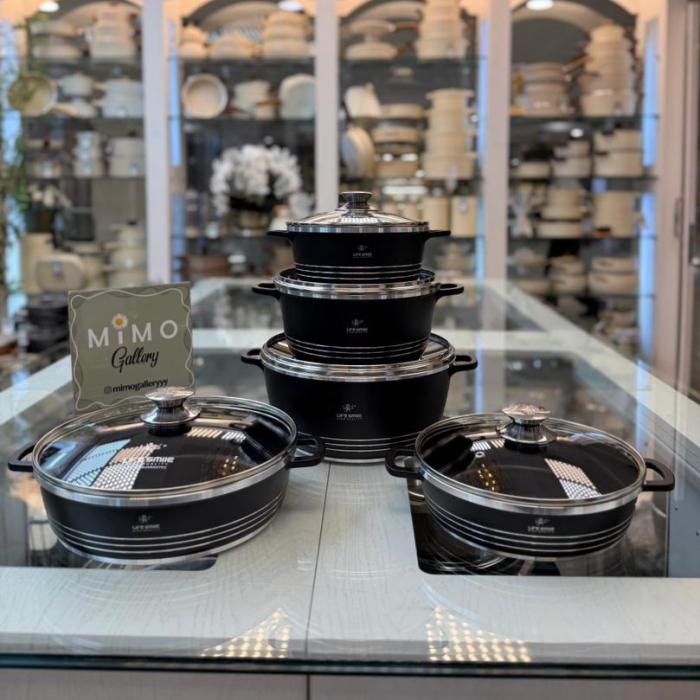 سرویس قابلمه 10 پارچه لایف اسمایل FLCM8+2 چ