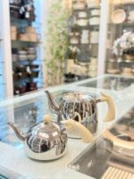 کتری قوری استیل نزاز طرح دسته بغل باکالیت مدل 2412 - تصویر 7