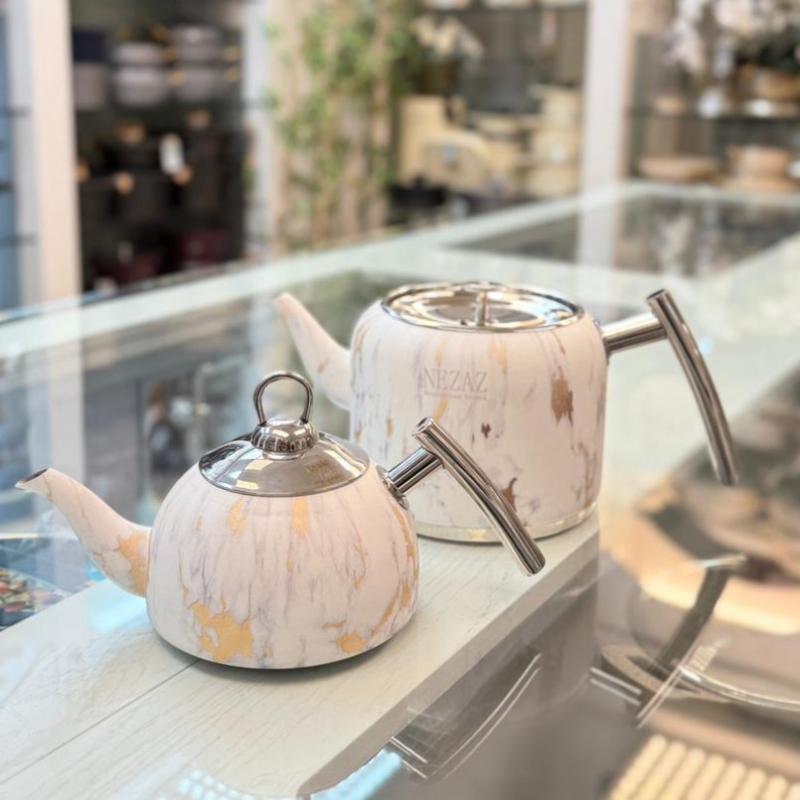 کتری قوری دسته بغل نزاز مدل 5012 د