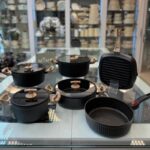 سرویس قابلمه ۱۰ پارچه چدن گرانیتی السا مدل درب سیلیکونی - تصویر 7