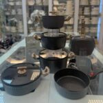 سرویس قابلمه ۱۰ پارچه چدن گرانیتی السا مدل درب سیلیکونی - تصویر 5