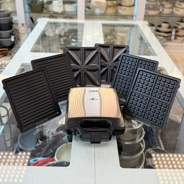 ساندویچ ساز و اسنک ساز 3 صفحه نانو مدل NANO013 الف