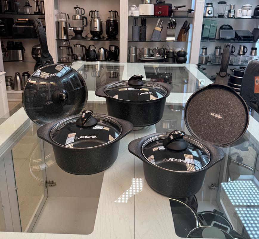 سرویس قابلمه 9 پارچه عرشیا تولید کره ای طراحی آلمانی ح