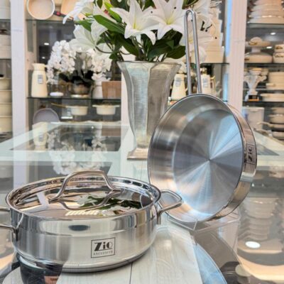 سرویس قابلمه 9 پارچه زیو تمام استیل مدل ZCS-1360 ب