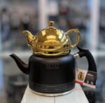 کتری قوری نزاز با قوری طلایی مدل 2407 - تصویر 2