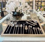 سرویس قاشق چنگال استیل 30 نفره ۱۴۳ پارچه - تصویر 18