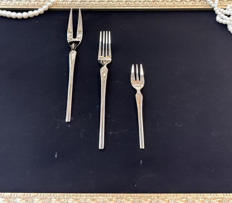 سرویس قاشق چنگال استیل 30 نفره ۱۴۳ پارچه - تصویر 8