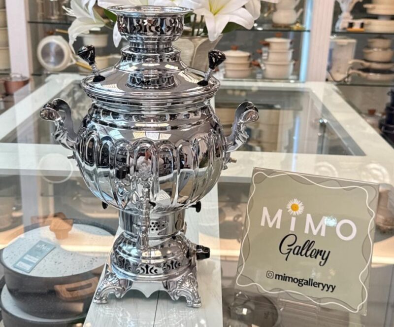 سماور گازی استیل برند ماندگار - تصویر 6