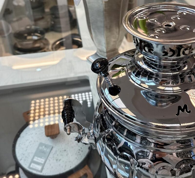 سماور گازی استیل برند ماندگار - تصویر 2