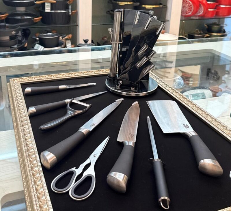 سرویس کارد و ساطور 9 پارچه برند ایگوری - تصویر 3